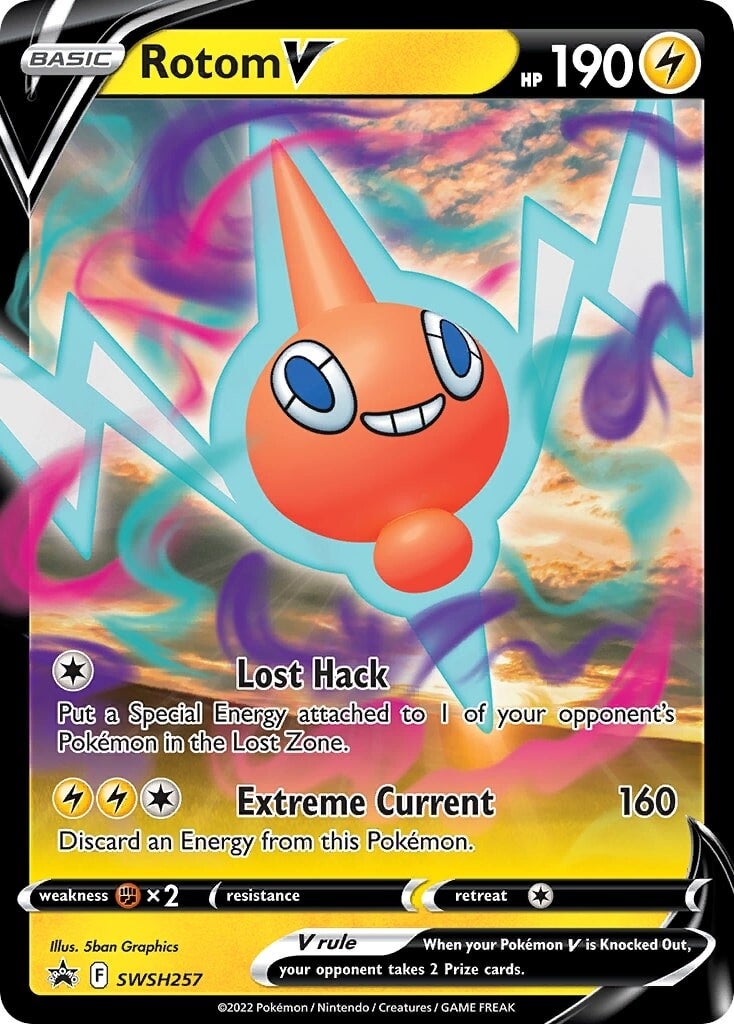 Rotom V (SWSH257) [Sword & Shield: Black Star Promos] | Total Play