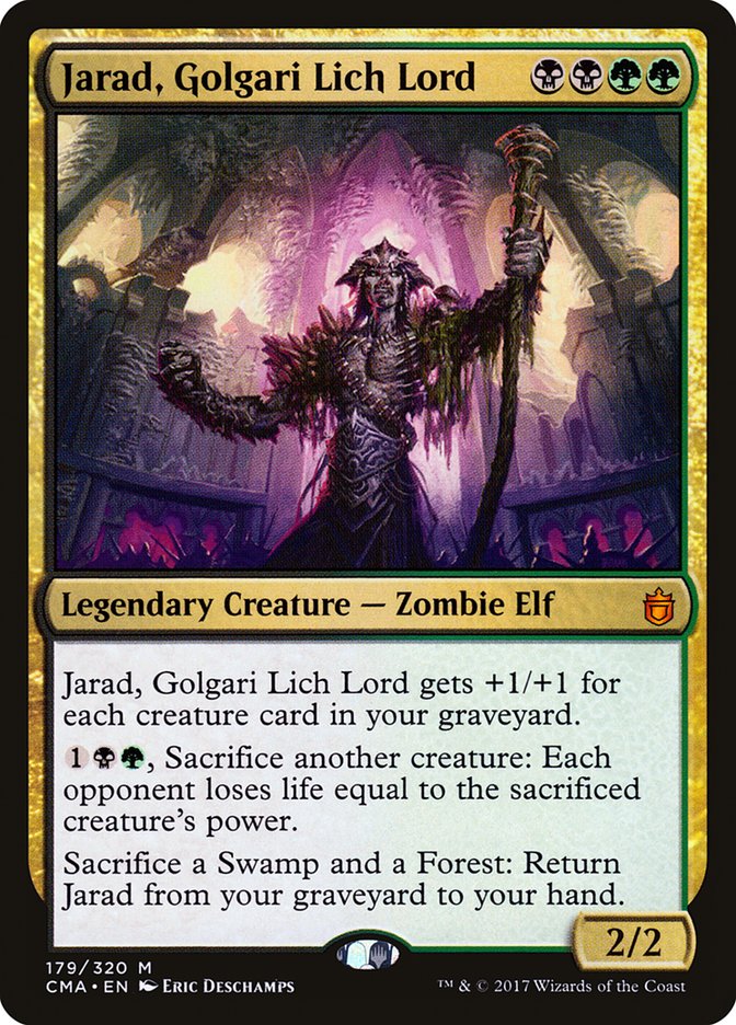Jarad, Golgari Lich Lord [Commander Anthology] | Total Play