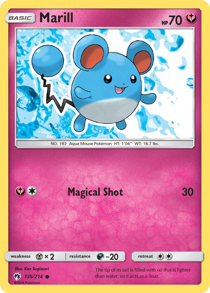 Marill (135/214) [Sun & Moon: Lost Thunder] | Total Play