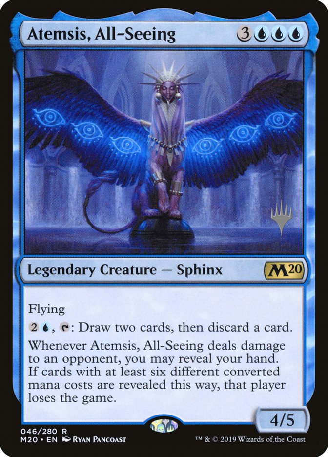 Atemsis, All-Seeing (Promo Pack) [Core Set 2020 Promos] | Total Play