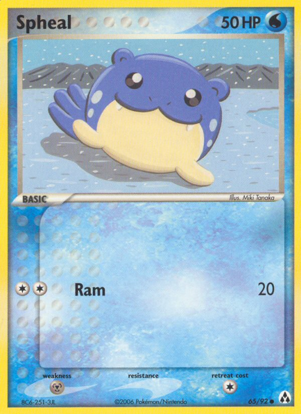 Spheal (65/92) [EX: Legend Maker] | Total Play