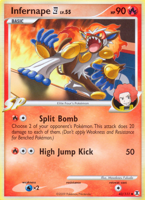 Infernape (43/111) [Platinum: Rising Rivals] | Total Play