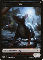 Faerie Rogue // Rat Double-Sided Token [Zendikar Rising Commander Tokens] | Total Play