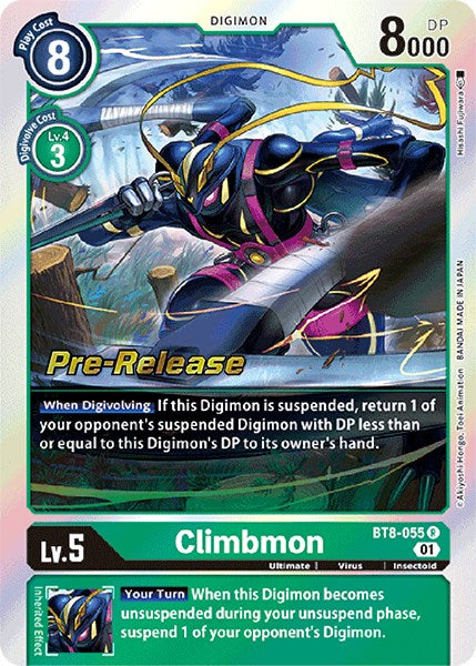 Climbmon [BT8-055] [New Awakening Pre-Release Cards] | Total Play