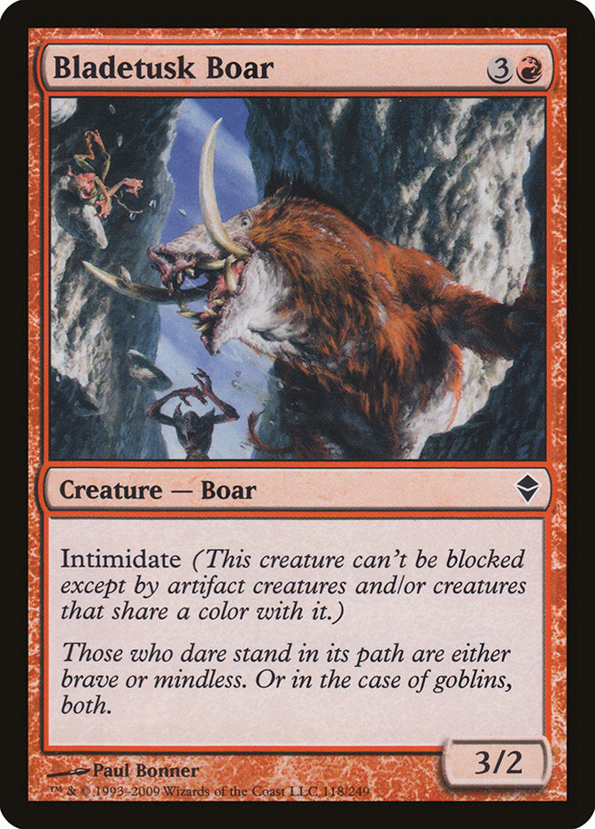 Bladetusk Boar [Zendikar] | Total Play