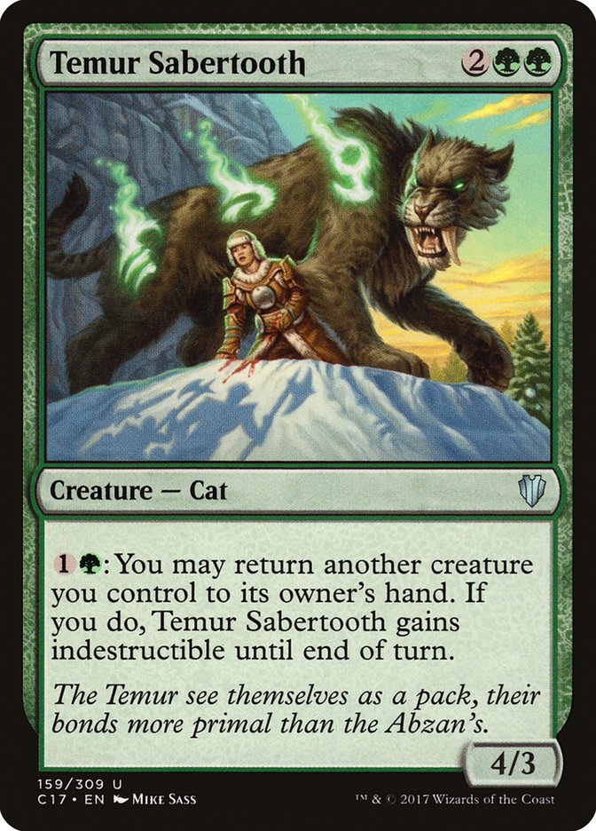 Temur Sabertooth [Commander 2017] | Total Play