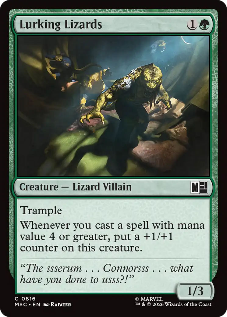Lurking Lizards [Marvel Super Heroes Commander] | Total Play