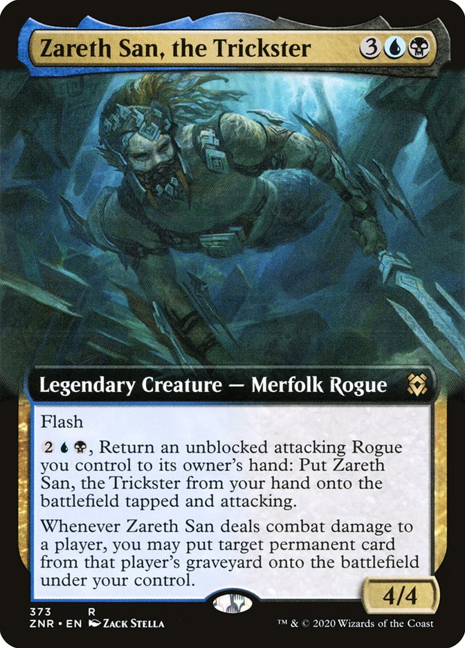 Zareth San, the Trickster (Extended Art) [Zendikar Rising] | Total Play