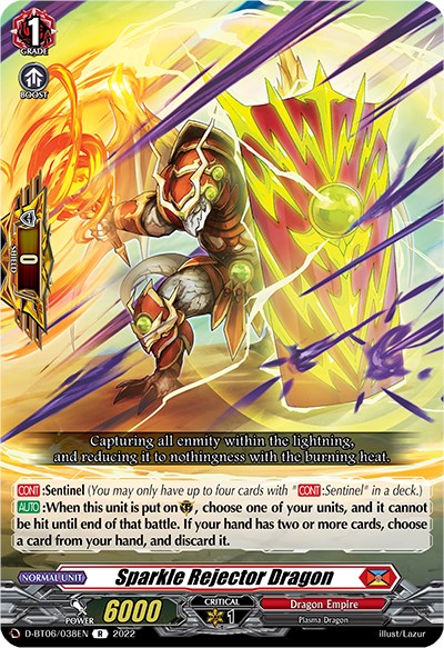 Sparkle Rejector Dragon (D-BT06/038EN) [Blazing Dragon Reborn] | Total Play