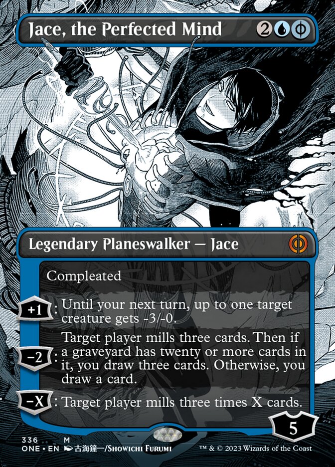 Jace, the Perfected Mind (Borderless Manga) [Phyrexia: All Will Be One] | Total Play