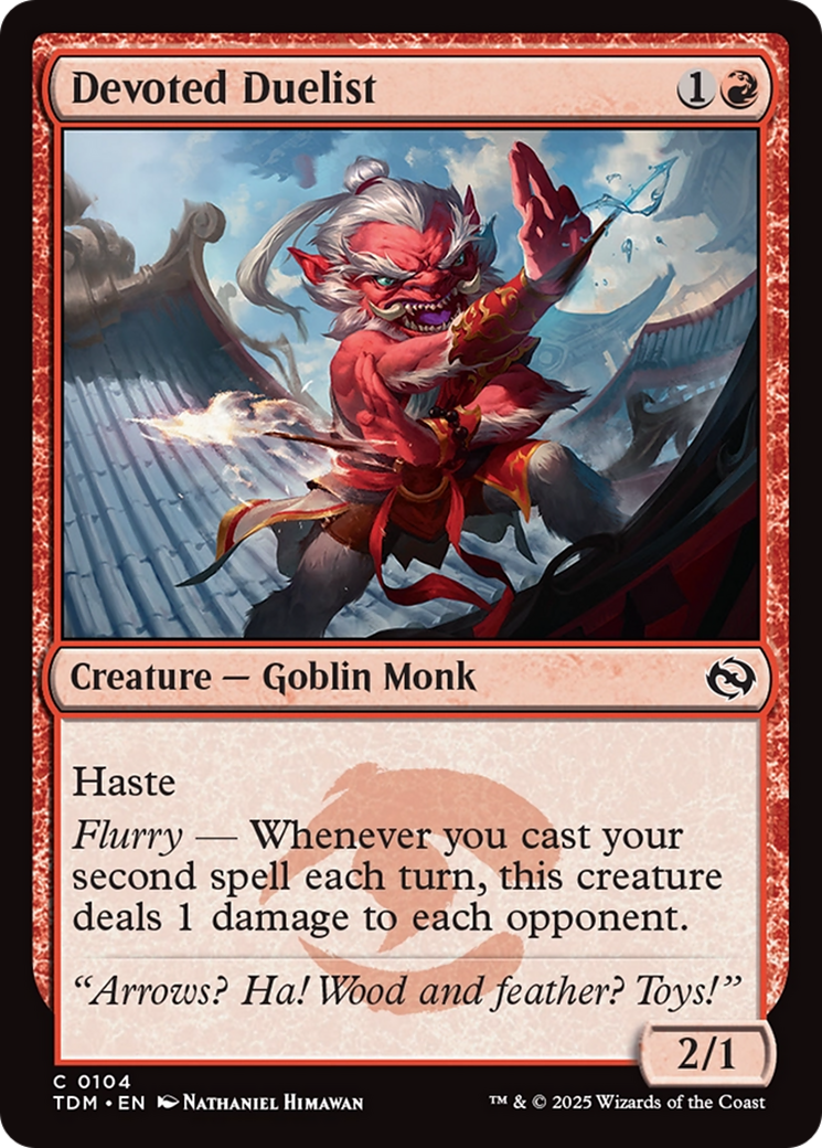 Devoted Duelist [Tarkir: Dragonstorm] | Total Play