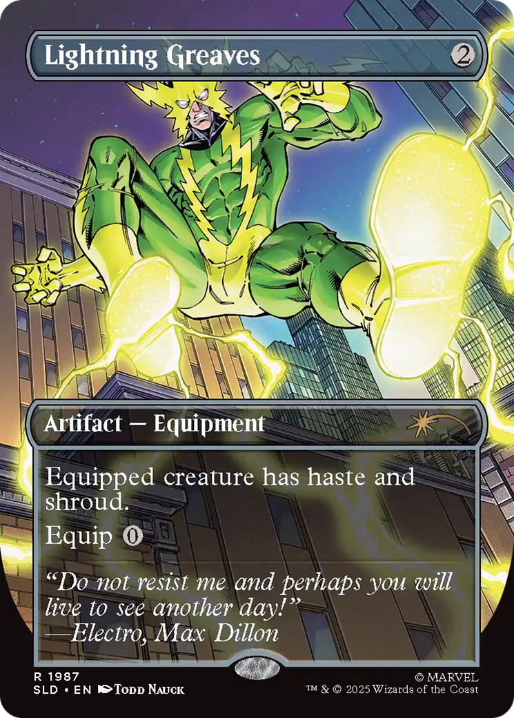 Lightning Greaves (1987) (Rainbow Foil) [Secret Lair Drop Series] | Total Play