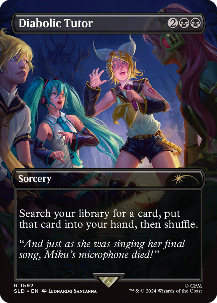 Diabolic Tutor (1592) (Rainbow Foil) [Secret Lair Drop Series] | Total Play