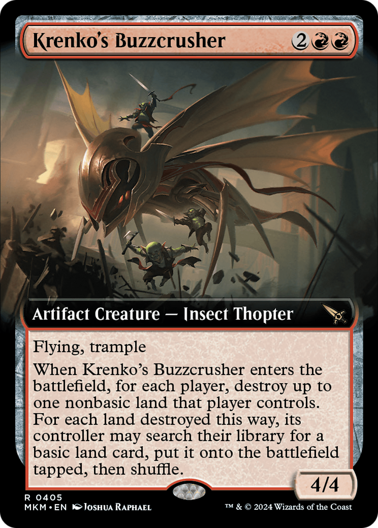 Krenko's Buzzcrusher (Extended Art) [Murders at Karlov Manor] | Total Play