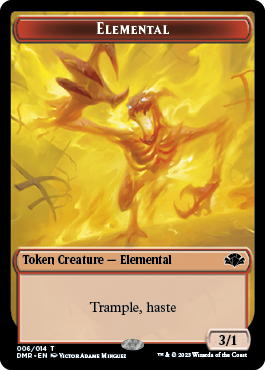 Insect // Elemental Double-Sided Token [Dominaria Remastered Tokens] | Total Play