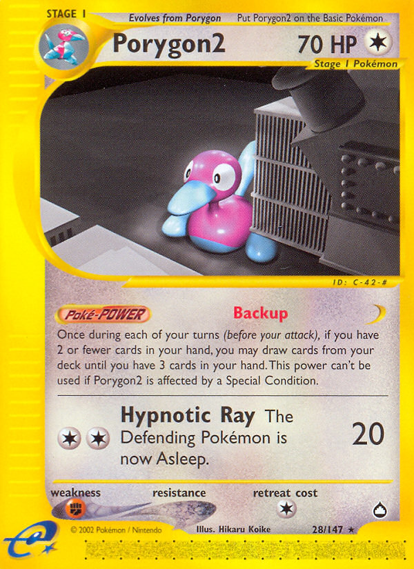 Porygon2 (28/147) [Aquapolis] | Total Play