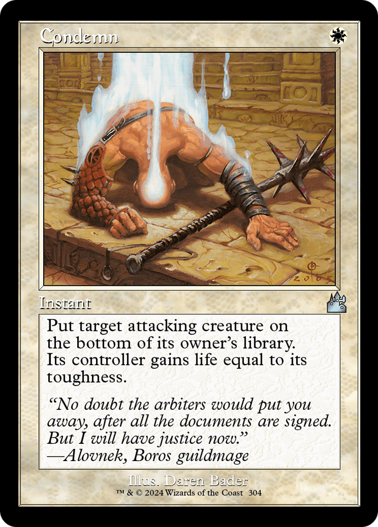 Condemn (Retro Frame) [Ravnica Remastered] | Total Play