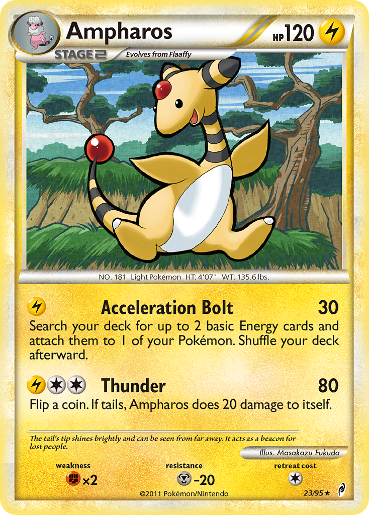 Ampharos (23/95) [HeartGold & SoulSilver: Call of Legends] | Total Play