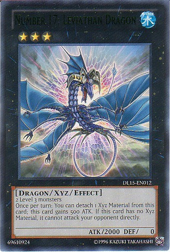 Number 17: Leviathan Dragon (Green) [DL15-EN012] Rare | Total Play