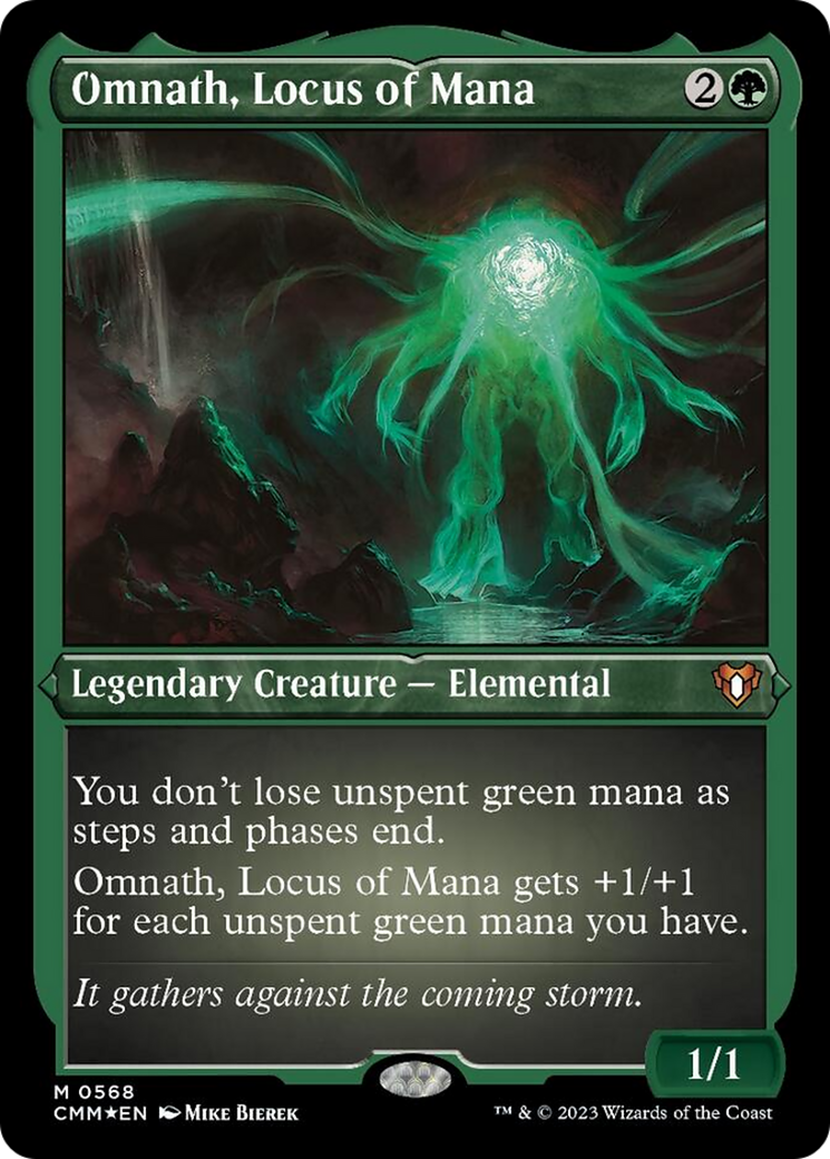 Omnath, Locus of Mana (Foil Etched) [Commander Masters] | Total Play
