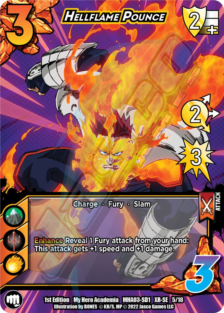 Hellflame Pounce [Endeavor Clash Deck XR] | Total Play