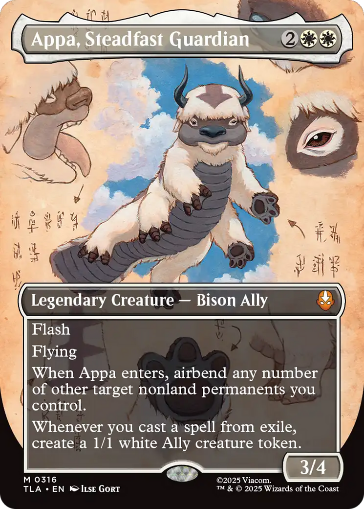 Appa, Steadfast Guardian (Borderless) [Avatar: The Last Airbender] | Total Play
