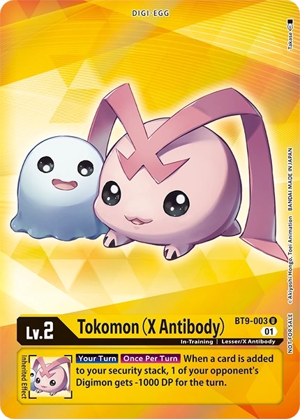 Tokomon (X Antibody) [BT9-003] (Alternative Art - Box Topper) [X Record] | Total Play