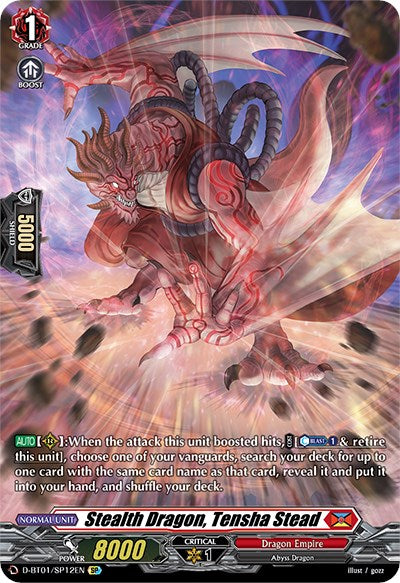 Stealth Dragon, Tensha Stead (D-BT01/SP12EN) [Genesis of the Five Greats] | Total Play