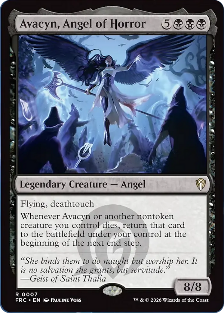 Avacyn, Angel of Horror [Reality Fracture Commander] | Total Play