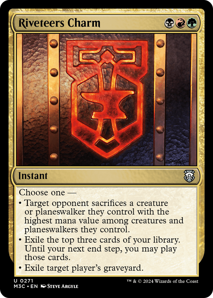 Riveteers Charm (Ripple Foil) [Modern Horizons 3 Commander] | Total Play
