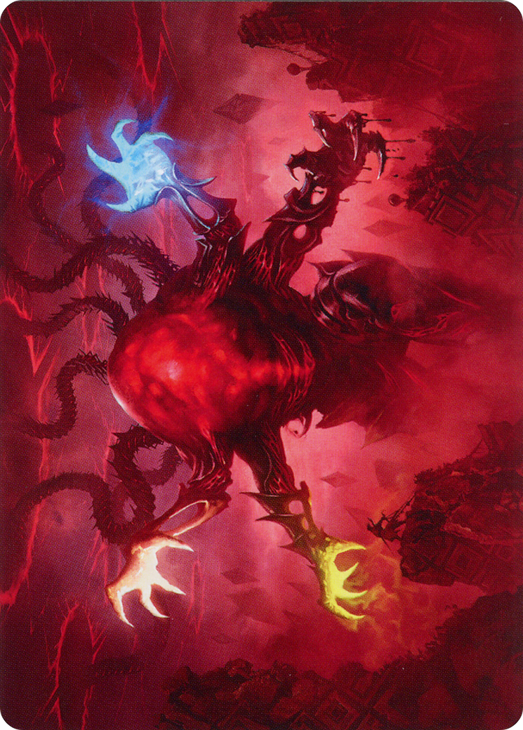 Omnath, Locus of All Art Card (51) [March of the Machine Art Series] | Total Play