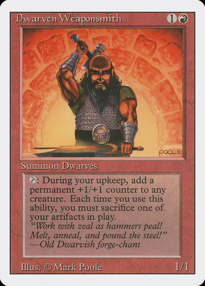 Dwarven Weaponsmith [Revised Edition] | Total Play