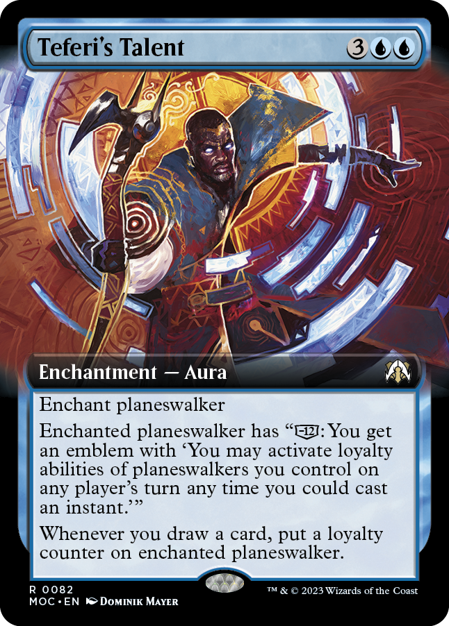 Teferi's Talent (Extended Art) [March of the Machine Commander] | Total Play