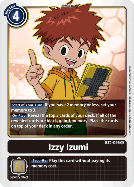 Izzy Izumi [BT4-096] [Great Legend] | Total Play