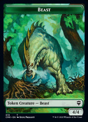 Beast (19) // Elephant Double-Sided Token [Commander Legends Tokens] | Total Play