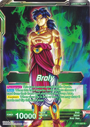 Broly // Broly, The Legendary Super Saiyan (Collector's Selection Vol. 1) (BT1-057) [Promotion Cards] | Total Play