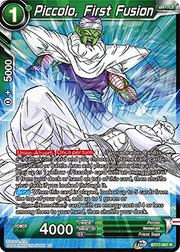 Piccolo, First Fusion (BT17-067) [Ultimate Squad] | Total Play