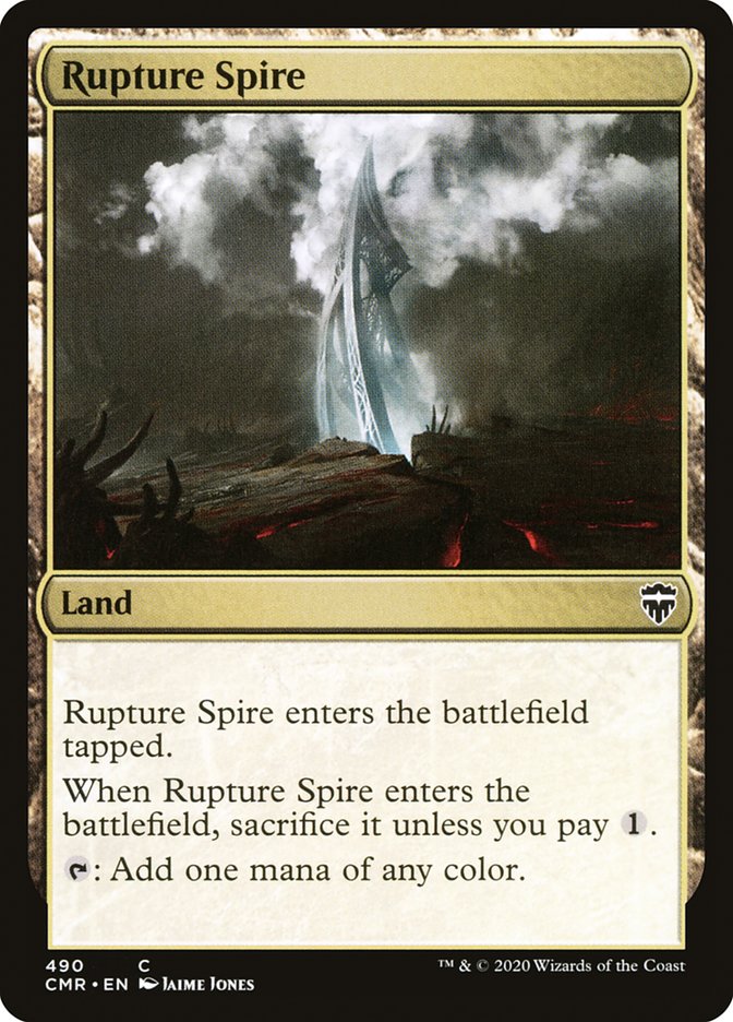 Rupture Spire (490) [Commander Legends] | Total Play