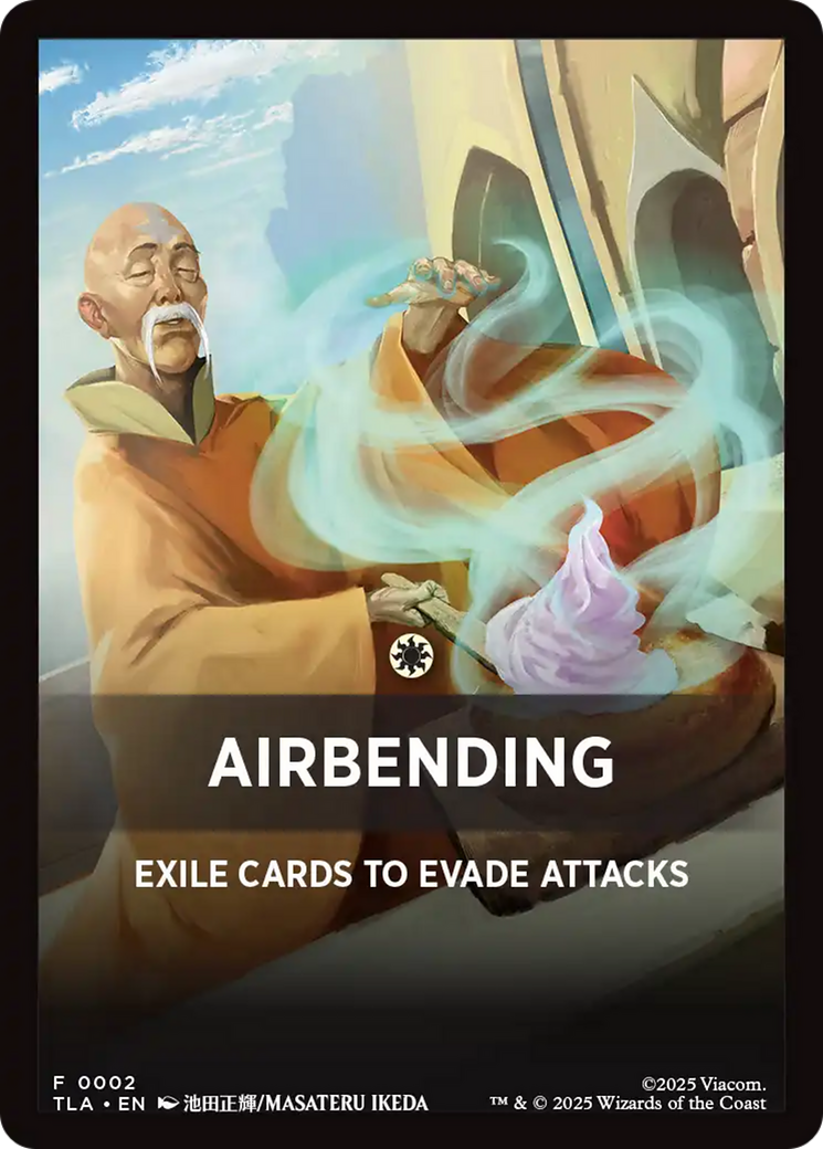 Airbending Theme Card [Avatar: The Last Airbender Tokens] | Total Play