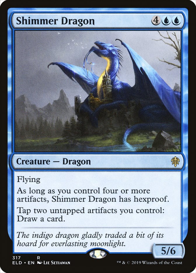 Shimmer Dragon [Throne of Eldraine] | Total Play