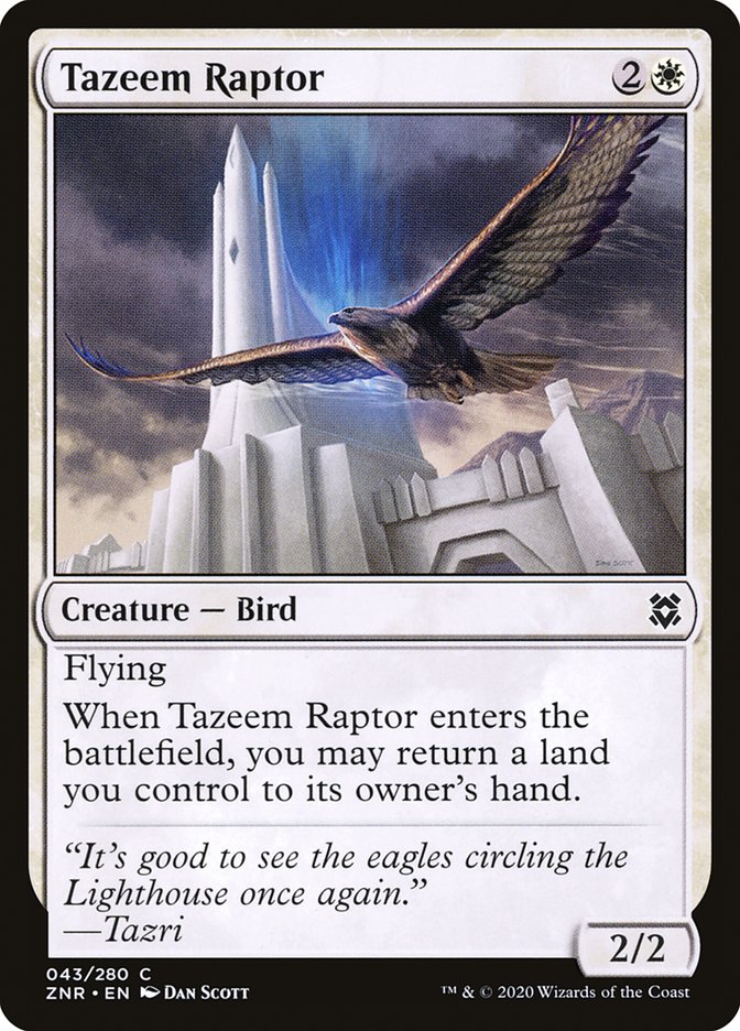Tazeem Raptor [Zendikar Rising] | Total Play