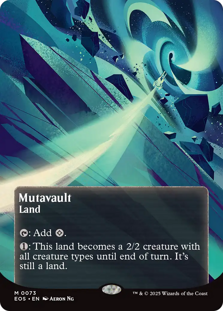 Mutavault (0073) (Borderless) [Edge of Eternities: Stellar Sights] | Total Play