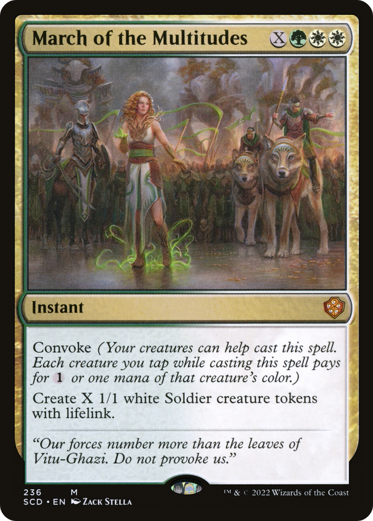March of the Multitudes [Starter Commander Decks] | Total Play