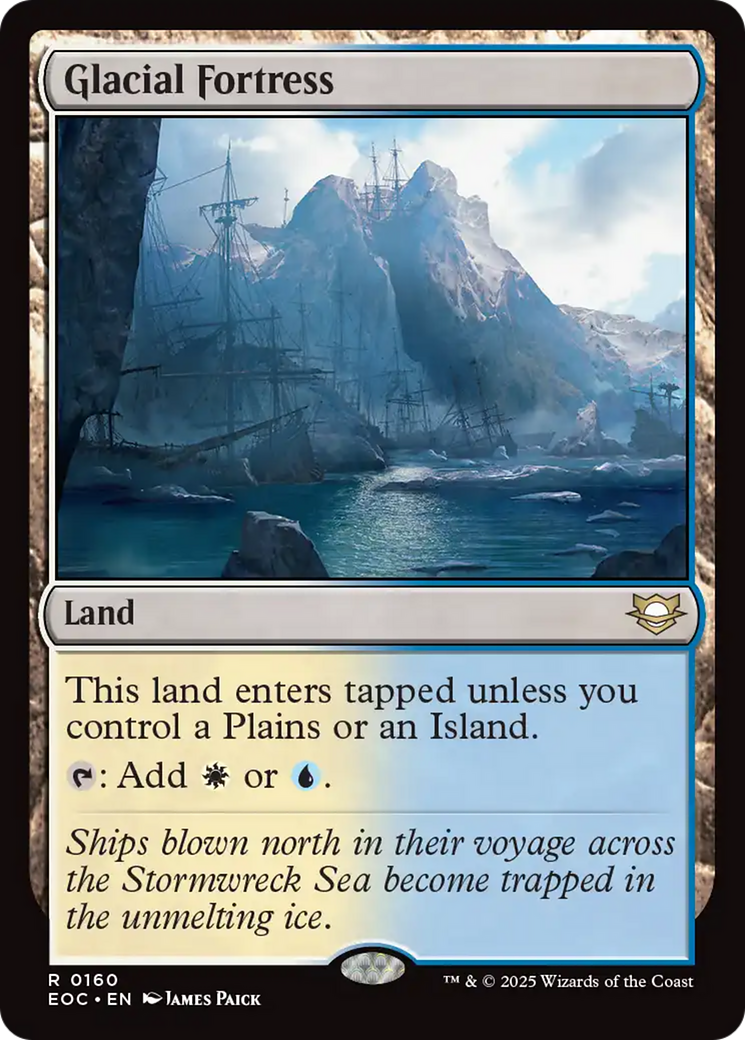 Glacial Fortress [Edge of Eternities Commander] | Total Play