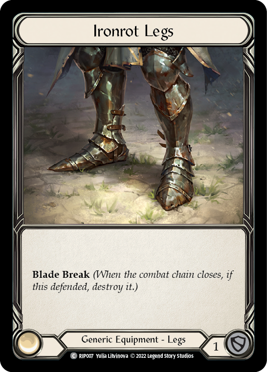 Ironrot Legs [RIP007] (Outsiders Riptide Blitz Deck) | Total Play