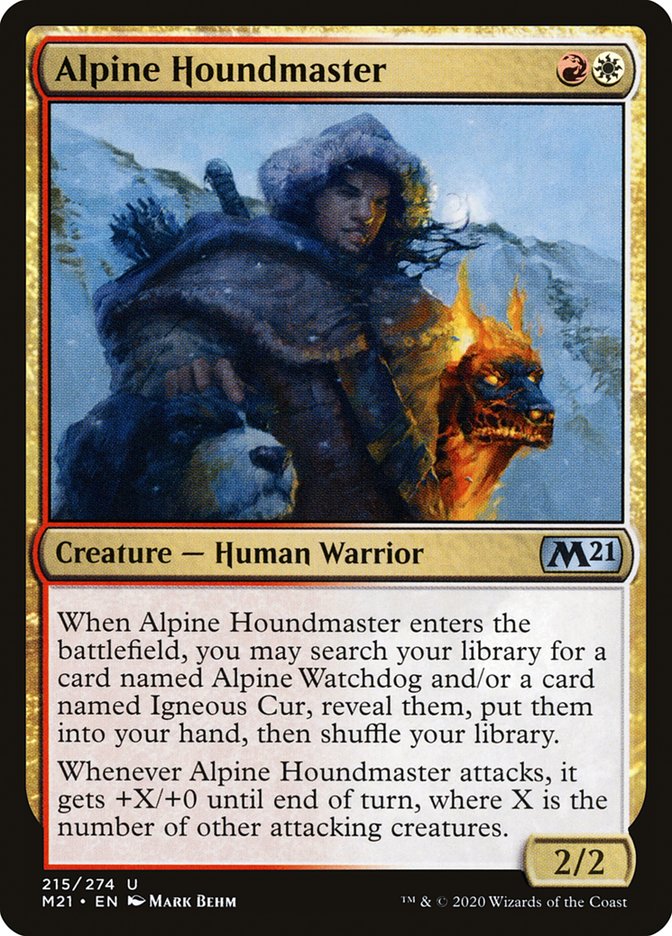 Alpine Houndmaster [Core Set 2021] | Total Play