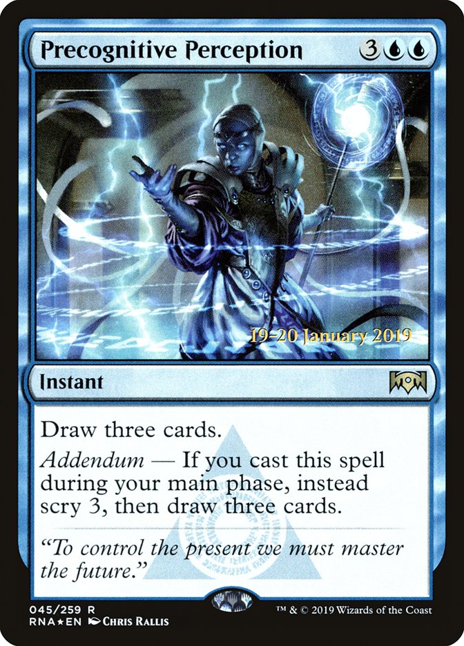 Precognitive Perception [Ravnica Allegiance Prerelease Promos] | Total Play