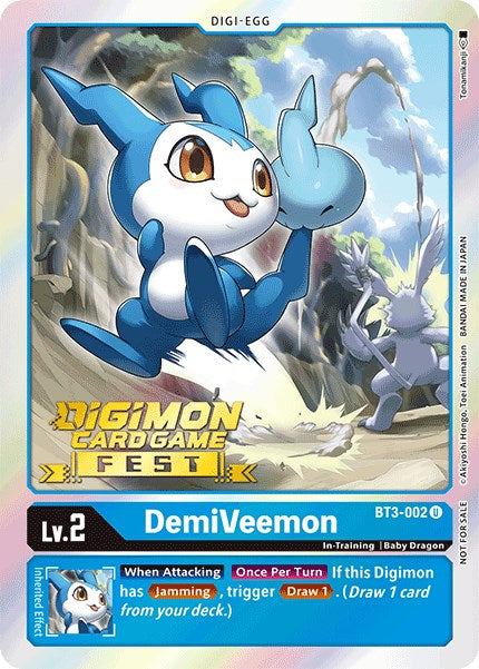 DemiVeemon [BT3-002] (Digimon Card Game Fest 2022) [Release Special Booster Promos] | Total Play