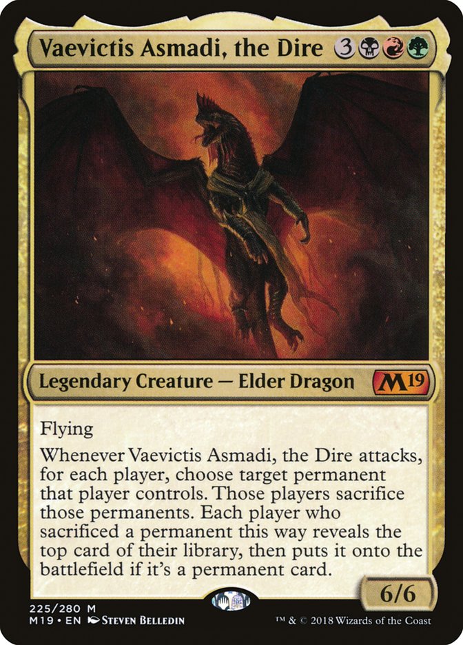 Vaevictis Asmadi, the Dire [Core Set 2019] | Total Play