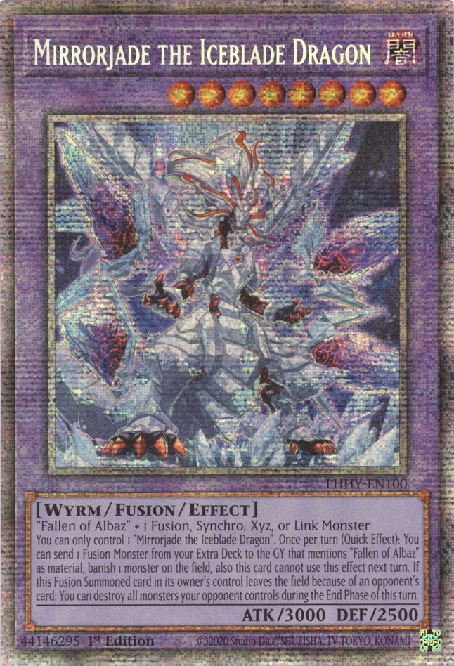 Mirrorjade the Iceblade Dragon [PHHY-EN100] Starlight Rare | Total Play
